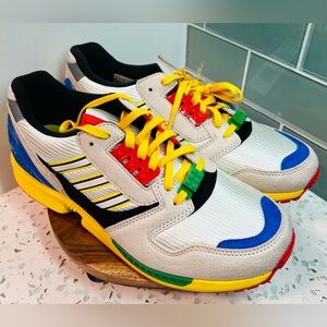 NIB Adidas Men's‎ Size 9.5 ZX 8000 x Lego A-ZX Series FZ3482